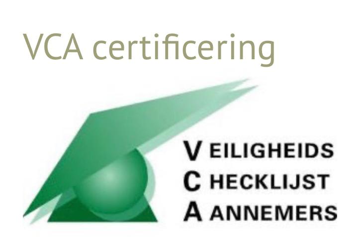 VCA certifering